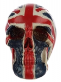Kleiner Gothic Totenkopf, britische Flagge