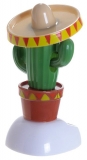 Wackelfigur Kaktus mit Sombrero mit Solar