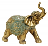 Goldener Glücks-Elefant