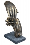 Skulptur Reich mir Deine Hand