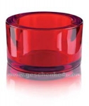Teelichthalter Tulip rot klein, 4er-Set